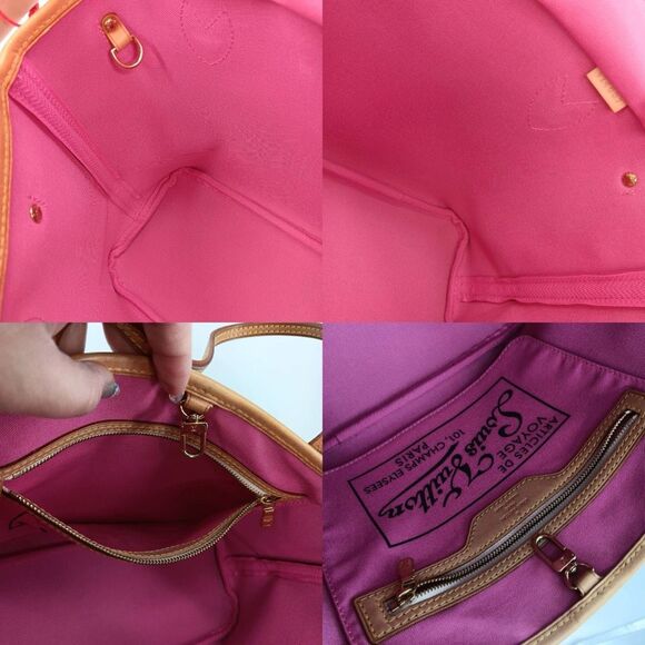 Louis Vuitton x Murakami Monogram Colorful Floral Leather PM Neverfull Tote Bag - Picture 15 of 16